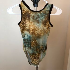 Gymnastics practice leotard
